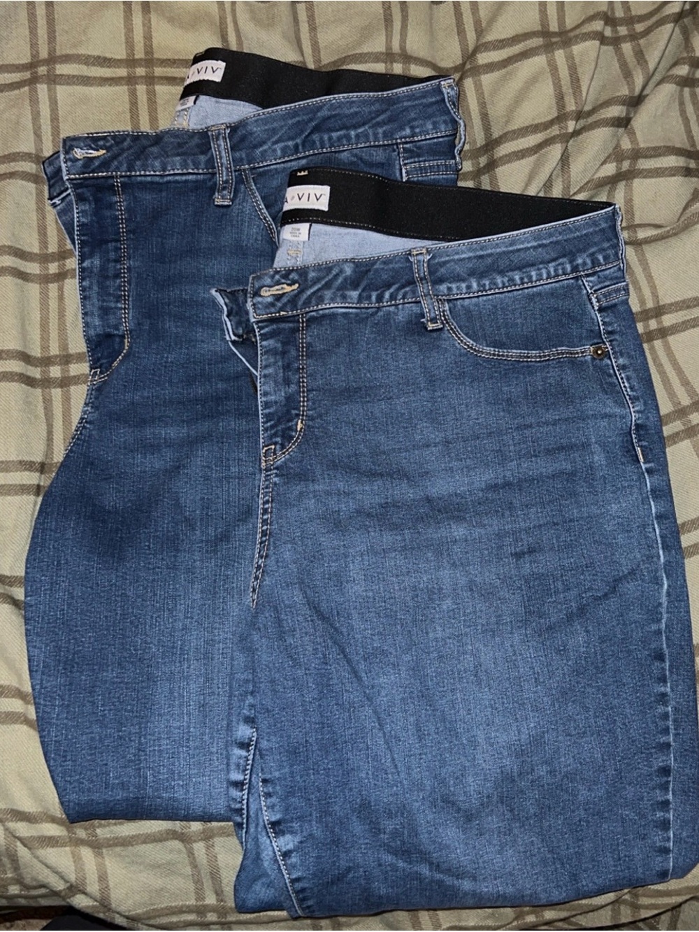 Ava & Viv - TWO PAIRS! High Rise Skinny Jeans - Size 20W